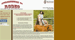 Desktop Screenshot of introductiontorodeo.com